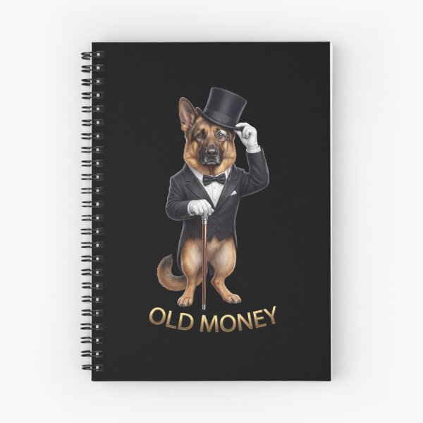 Item preview, Old Money German Shepherd Gentleman Luxury Design designed and sold by Ovitees.
