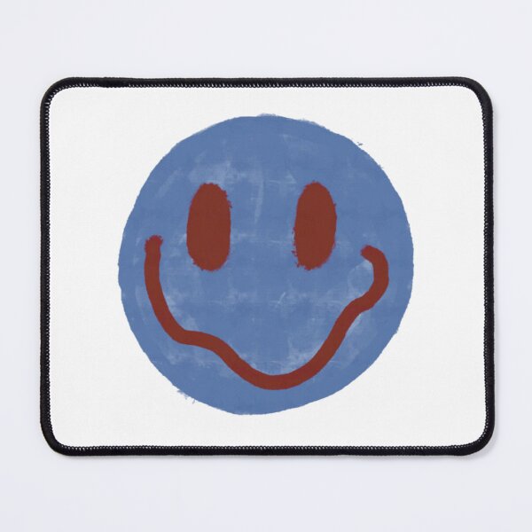 Item preview, Blue and Maroon Smiley Face cute designed and sold by PorterMoyer.