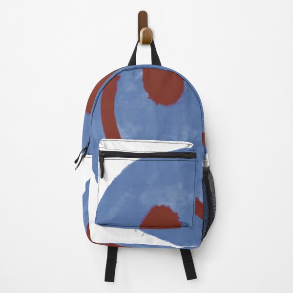 Item preview, Blue and Maroon Smiley Face cute designed and sold by PorterMoyer.