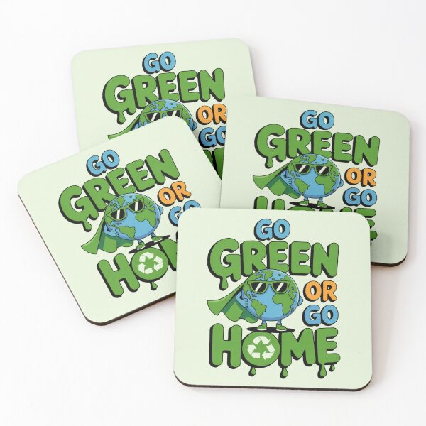 Item preview, Go Green or Go Home | Eco Warrior Earth Superhero Design designed and sold by Shanker-studio.