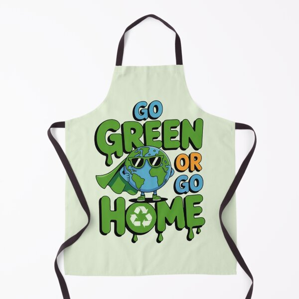 Item preview, Go Green or Go Home | Eco Warrior Earth Superhero Design designed and sold by Shanker-studio.