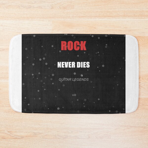 Item preview, Rock Never Dies Electric Guitar Wall Art - Classic Rock Band Poster - Vintage Rock and Roll Gift for Guitar Lovers designed and sold by Camwal.