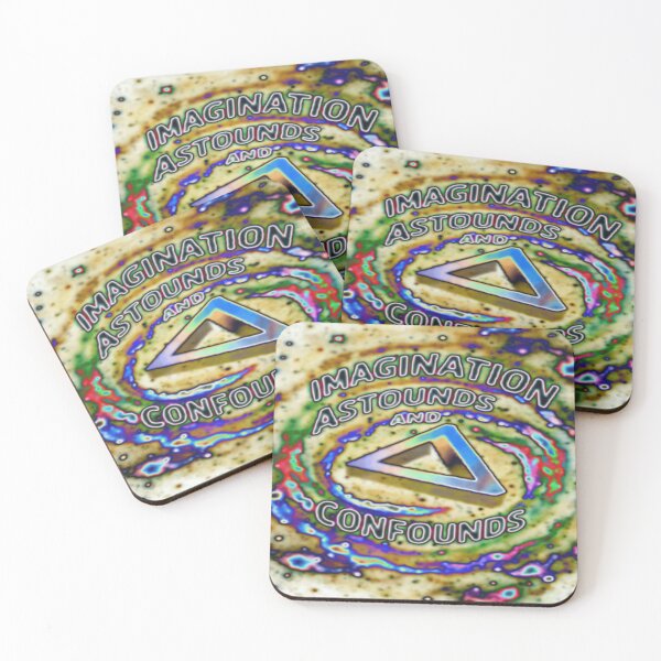 Item preview, imagination spiral electrize 3 colorful typographic abstract geometric design designed and sold by SmashingDeals.