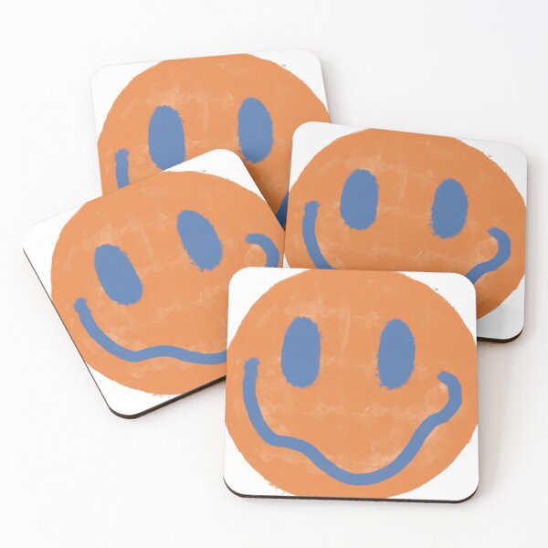 Item preview, Orange and Blue Vintage Smiley Face  designed and sold by PorterMoyer.