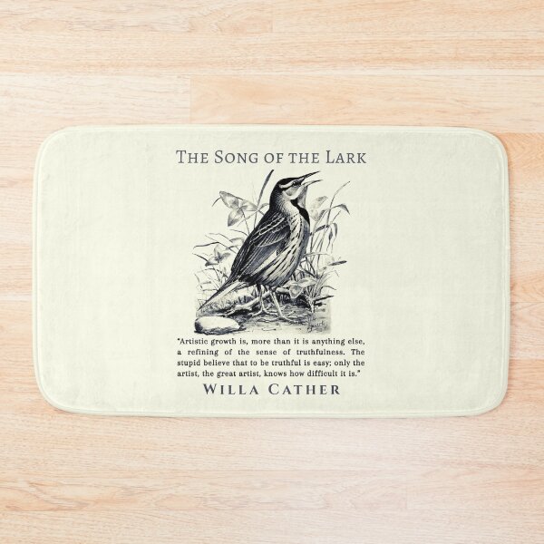 Item preview, Willa Sibert Cather quote: Artistic growth is, more than it is anything else, a refining of the sense of truthfulness. The stupid believe that to be truthful is easy;  designed and sold by artbleed.