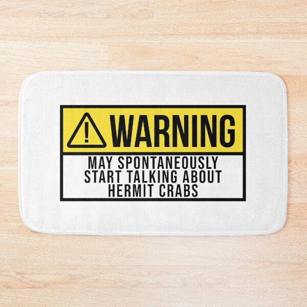 Item preview, Hemit Crab Warning designed and sold by XCIV.