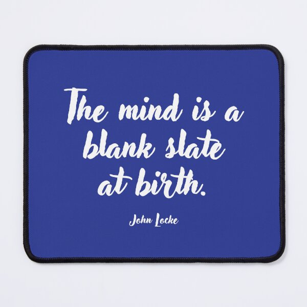 Item preview, The mind is . . . John Locke Quotation designed and sold by CharlottePlaceArt.