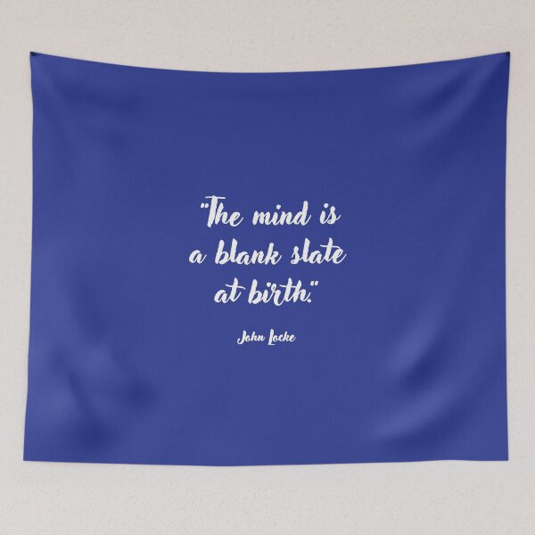 Item preview, The mind is . . . John Locke Quotation designed and sold by CharlottePlaceArt.