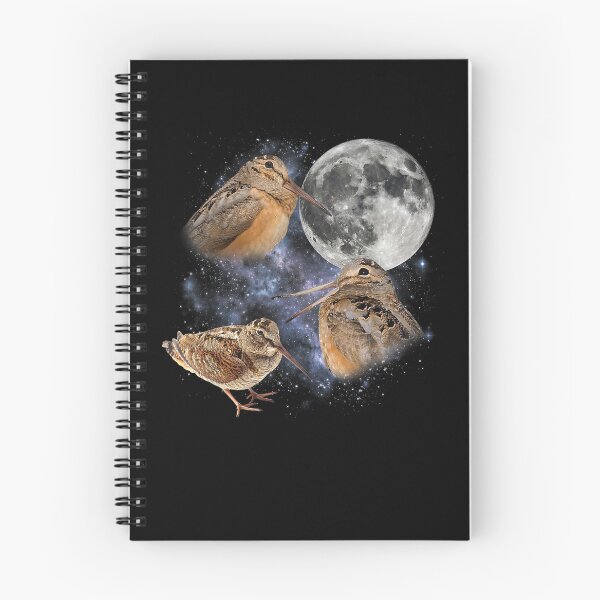 Item preview, Three Meep Bird American Woodcock Moon designed and sold by ZalcArtStore.