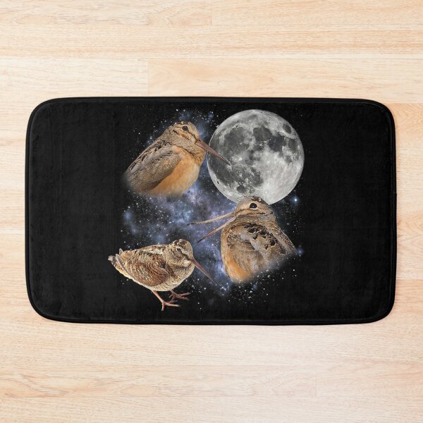 Item preview, Three Meep Bird American Woodcock Moon designed and sold by ZalcArtStore.