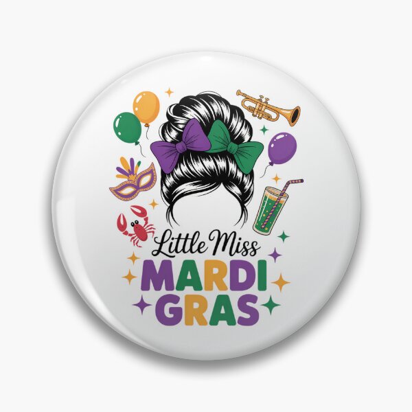 Item preview, Mardi Gras Messy Bun designed and sold by Formatage.