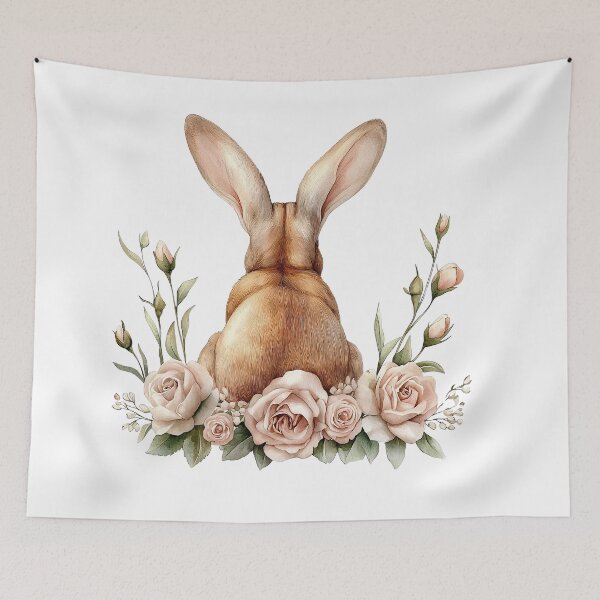 Item preview, Bunny with Roses designed and sold by Liededrom..