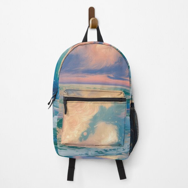 Item preview, Cosmic Impressionist Seascape – Monet Inspired Ocean & Celestial Sky Art designed and sold by Tamas Das.