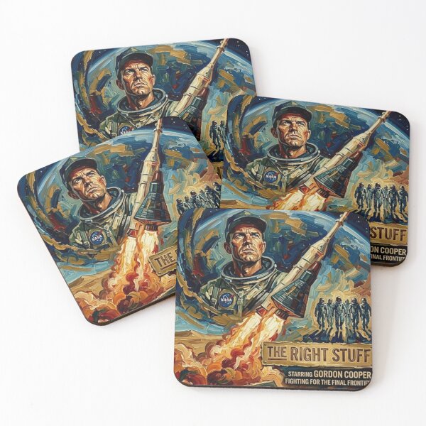 Item preview, The Mercury Seven: Broadstroke NASA Tribute designed and sold by Art's Diner.
