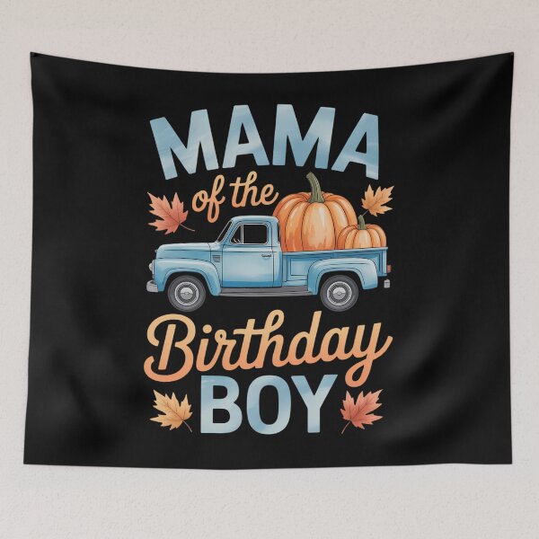 Item preview, Mama of The Birthday Boy Pumpkin Truck 1st Bday Family designed and sold by Formatage.
