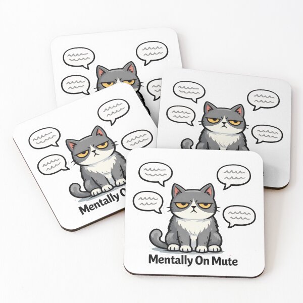 Item preview, Funny Grumpy Cat Introvert Sticker designed and sold by Gentlestate.