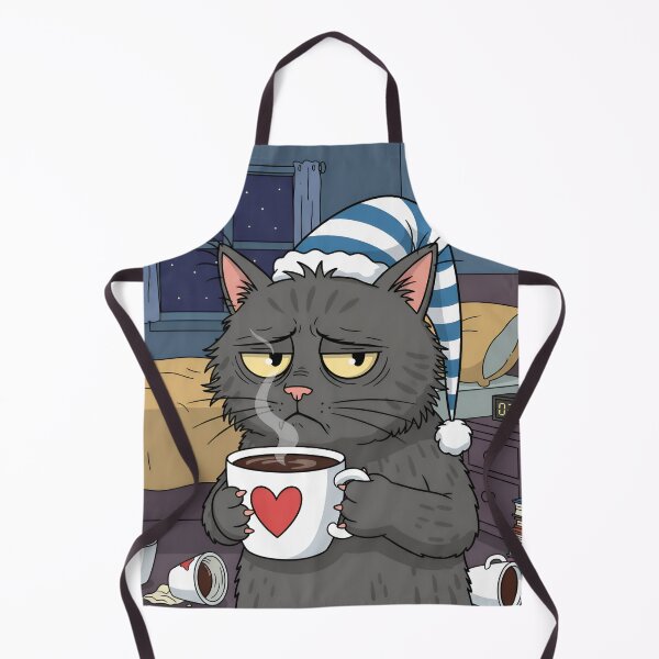 Item preview, Insomniac Coffee Cat designed and sold by Found Dream.
