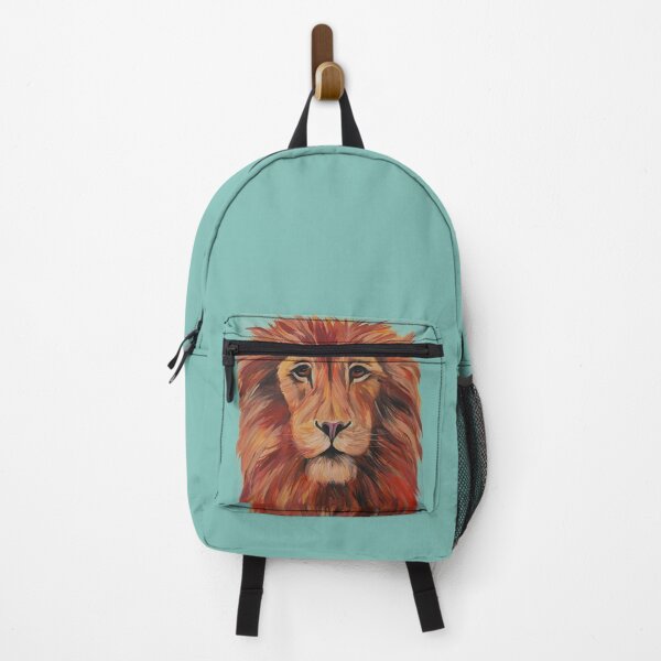 Item preview, Majestic Lion in Fiery Reds and Oranges designed and sold by Agnieszka Gajewska art.