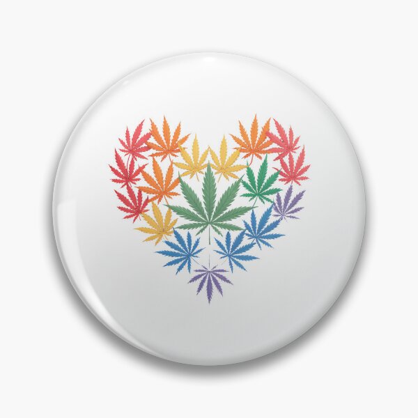 Item preview, Marijuana Heart LGBT Weed Leaf Gay Pride Stoner designed and sold by Formatage.
