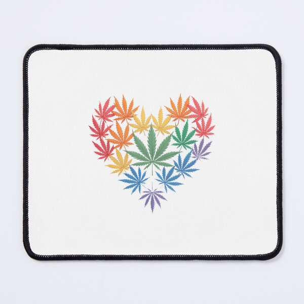 Item preview, Marijuana Heart LGBT Weed Leaf Gay Pride Stoner designed and sold by Formatage.