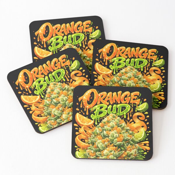Item preview, Orange Bud Graffiti Print | Sweet Citrus Orange Skunk designed and sold by WAUZ.