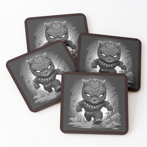 Item preview, Fierce Panther Warrior Cartoon Illustration designed and sold by inkoutninja.