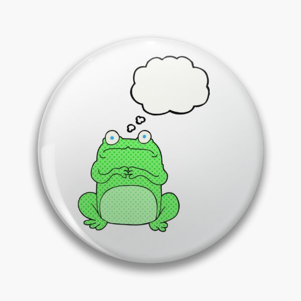 Item preview, Frog with thoughts designed and sold by PeterPunkt.