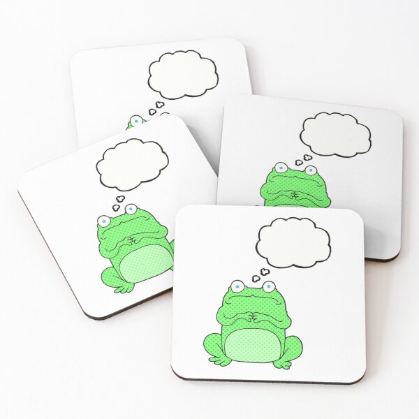 Item preview, Frog with thoughts designed and sold by PeterPunkt.
