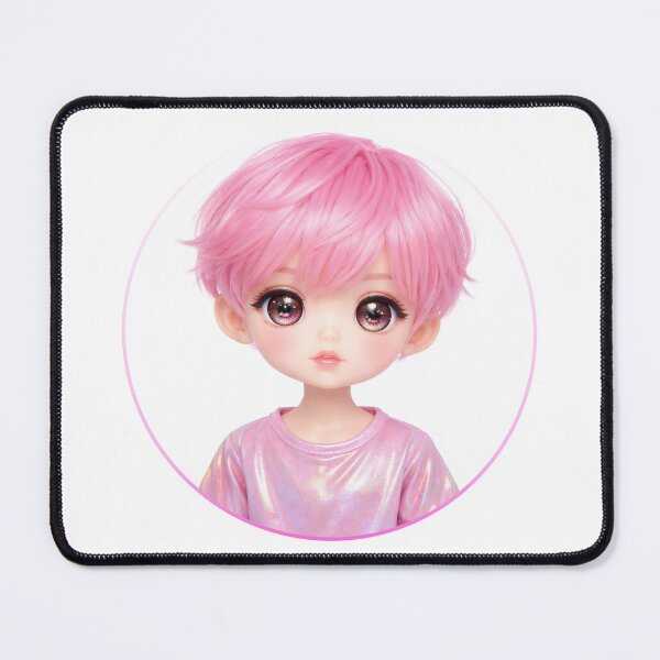 Item preview, Manga boy pink. designed and sold by moths-minor.