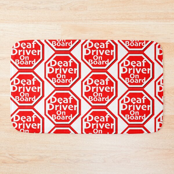 Item preview, Deaf Driver On Board Print Novelty: warning sign  designed and sold by PSST-Design.