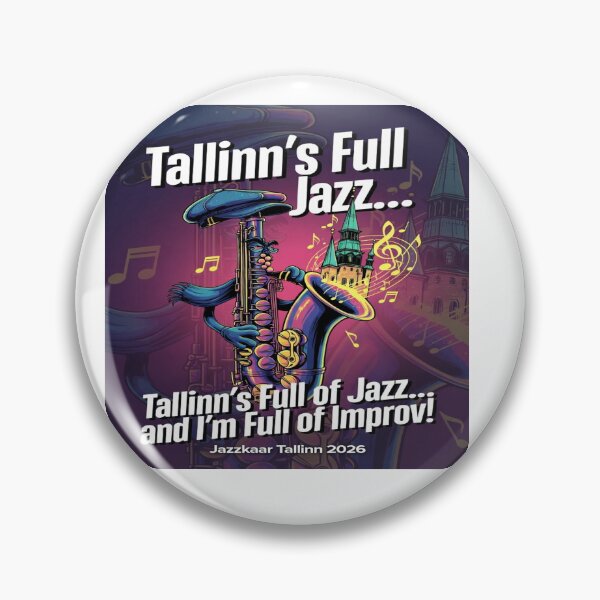Item preview, Tallinn’s Full of Jazz – Estonia Saxophone Street Art T-Shirt | Jazzkaar Festival Inspired Urban Music Design designed and sold by Sushikidsntod.
