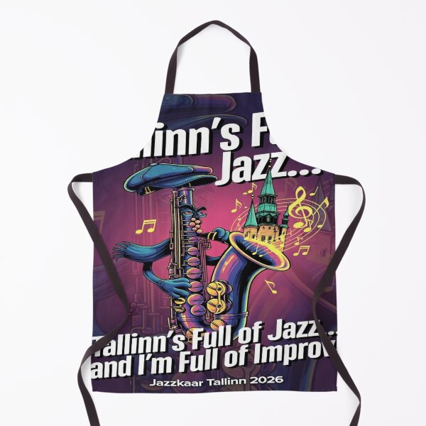 Item preview, Tallinn’s Full of Jazz – Estonia Saxophone Street Art T-Shirt | Jazzkaar Festival Inspired Urban Music Design designed and sold by Sushikidsntod.
