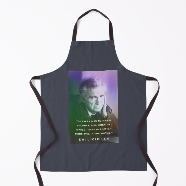 Item preview, Emil Cioran portrait and quote: In every man sleeps a prophet... designed and sold by artbleed.