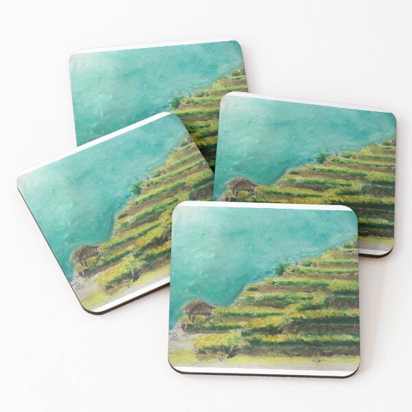 Item preview, Terraces - Oil Pastel designed and sold by juliasoleil.