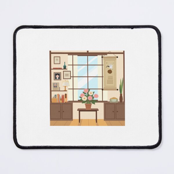 Artikelvorschau, Nie außerhalb meines Zuhauses — Gemütlicher japanischer Zimmer-Kunstdruck entworfen und verkauft von MoodsOfMine.