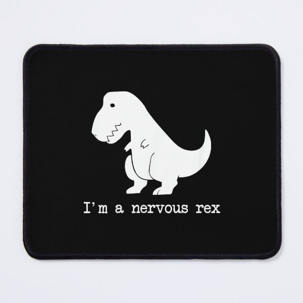 Item preview, Funny Mental Health Awareness Trex Dinosaur with Anxiety designed and sold by EzraIBlankenshi.