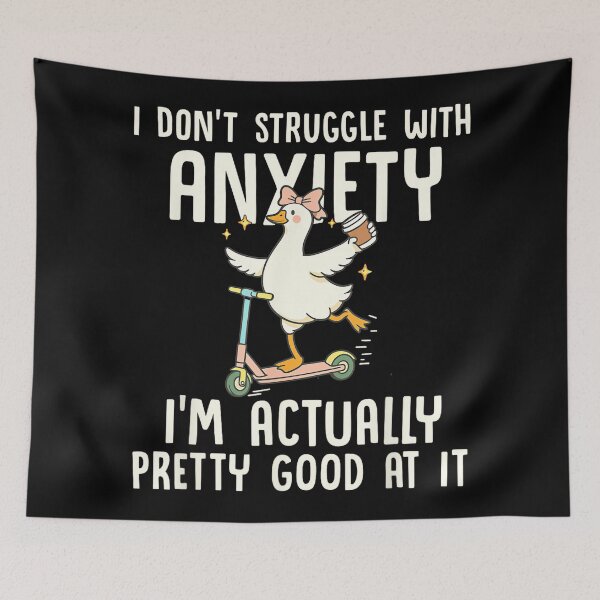 Item preview, Funny Anxiety Quote Therapy Mental Health Silly Goose Women designed and sold by EzraIBlankenshi.
