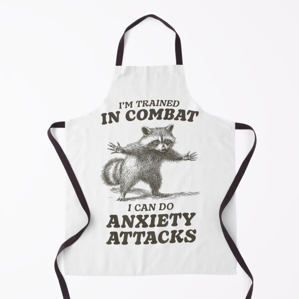 Item preview, Funny Anxiety Quote Raccoon designed and sold by EzraIBlankenshi.