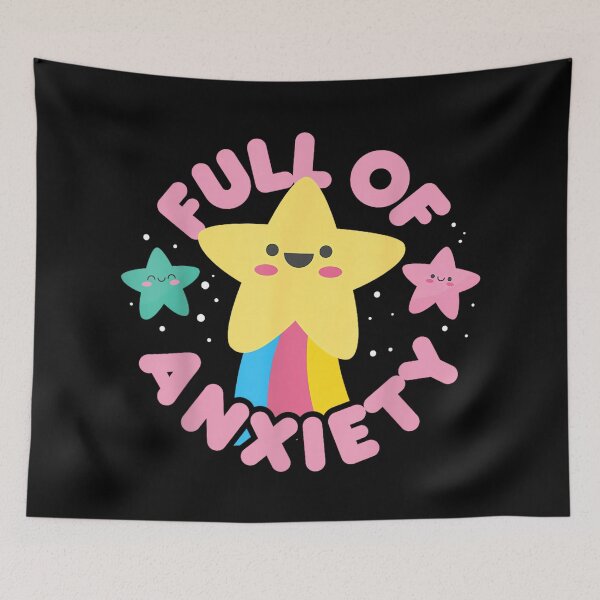 Item preview, Full of Anxiety Cute Kawaii Kawaii Goth Pastel Goth designed and sold by EzraIBlankenshi.