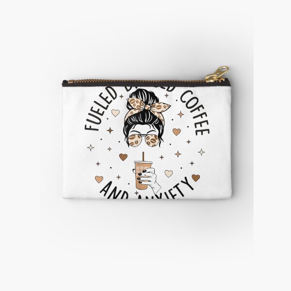 Item preview, Fueled by Iced Coffee and Anxiety Funny Coffee Lover designed and sold by EzraIBlankenshi.