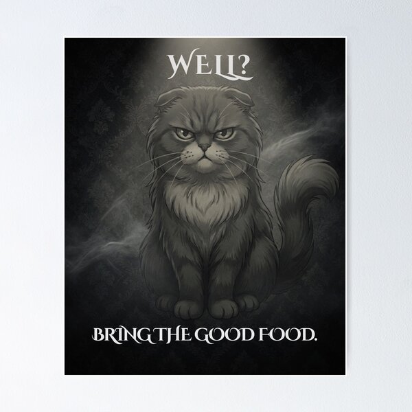 Item preview, Well? Bring The Good Food Cat designed and sold by masakiworks.
