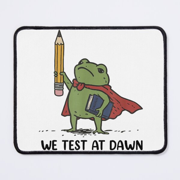 Item preview, Teacher Frog We Test At Dawn Test Day Coordinator Final Exam designed and sold by valery-kenz.