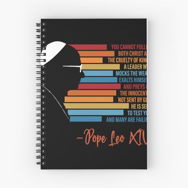 Item preview, You Cannot Follow Both Christ and the Cruelty of Kings Pope Leo XIV designed and sold by JustuKitties.