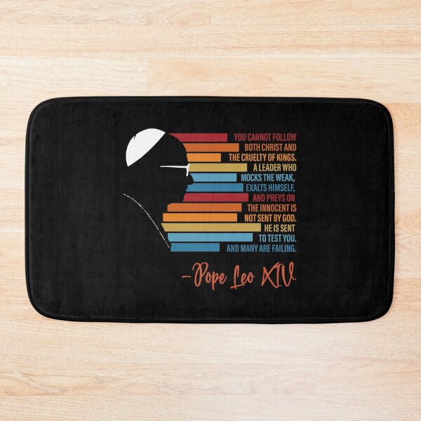 Item preview, You Cannot Follow Both Christ and the Cruelty of Kings Pope Leo XIV designed and sold by JustuKitties.