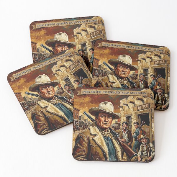 Item preview, The Sheriff of Presidio County: Rio Bravo Oil Art designed and sold by Art's Diner.