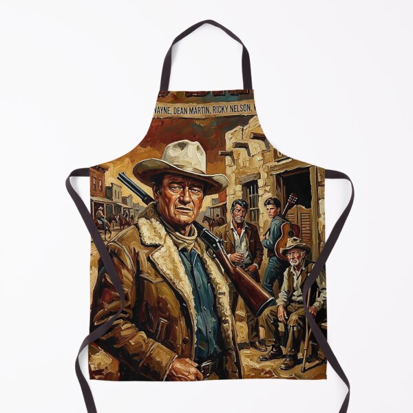 Item preview, The Sheriff of Presidio County: Rio Bravo Oil Art designed and sold by Art's Diner.
