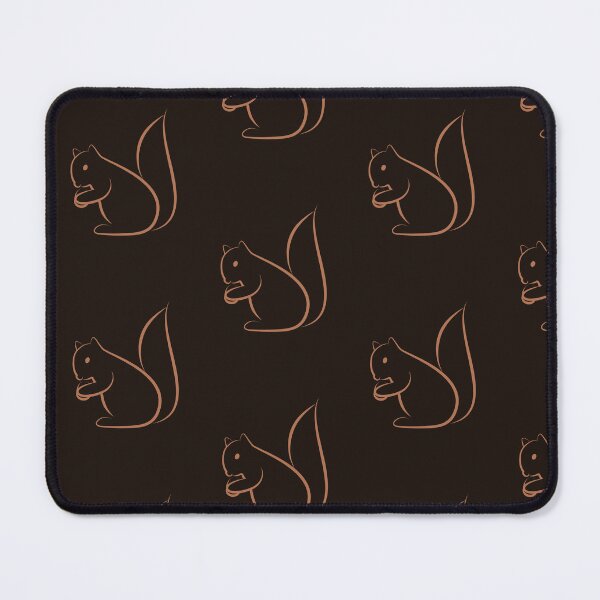 Item preview, Line Art Squirrel Illustration Pattern - Brown designed and sold by OG-Graphics.