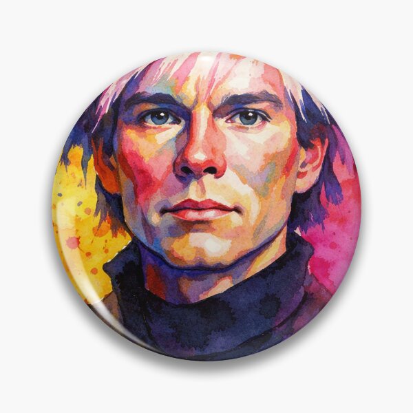 Item preview, Andy Warhol Watercolour Portrait | Pop Art Inspired Wall Art | Colourful Contemporary Art Print designed and sold by ConorKeeganArt.