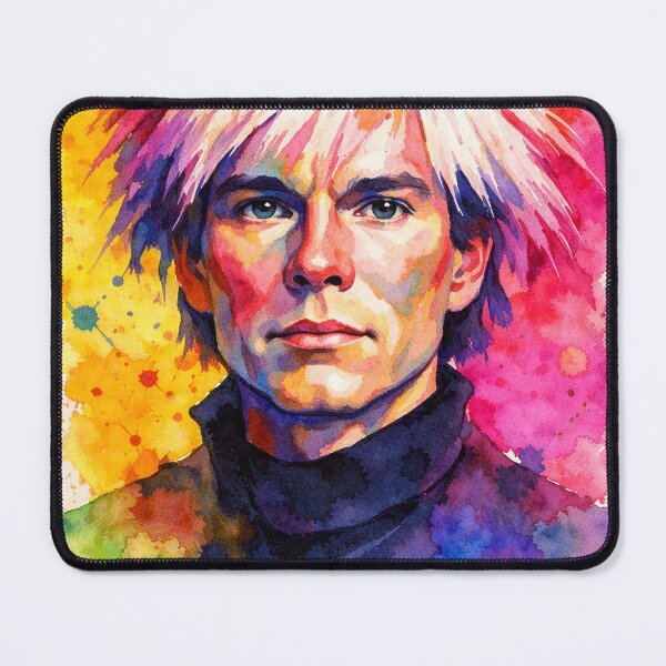 Item preview, Andy Warhol Watercolour Portrait | Pop Art Inspired Wall Art | Colourful Contemporary Art Print designed and sold by ConorKeeganArt.