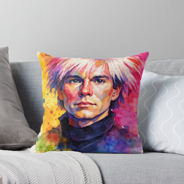 Item preview, Andy Warhol Watercolour Portrait | Pop Art Inspired Wall Art | Colourful Contemporary Art Print designed and sold by ConorKeeganArt.